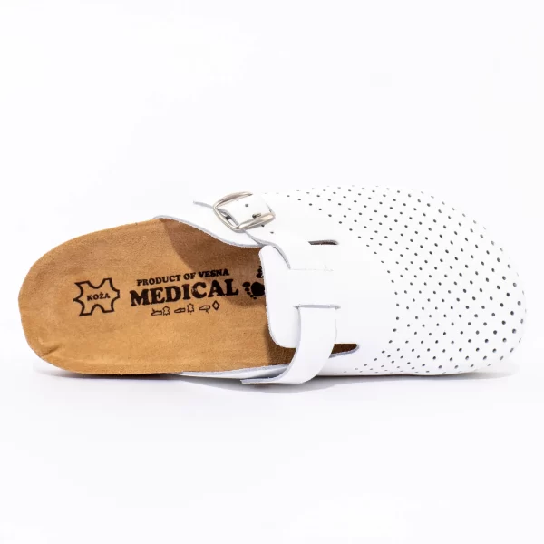 Muške anatomske klompe - Bijela 3 Muške anatomske klompe - Bijela