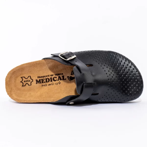 Muške anatomske klompe - Crna