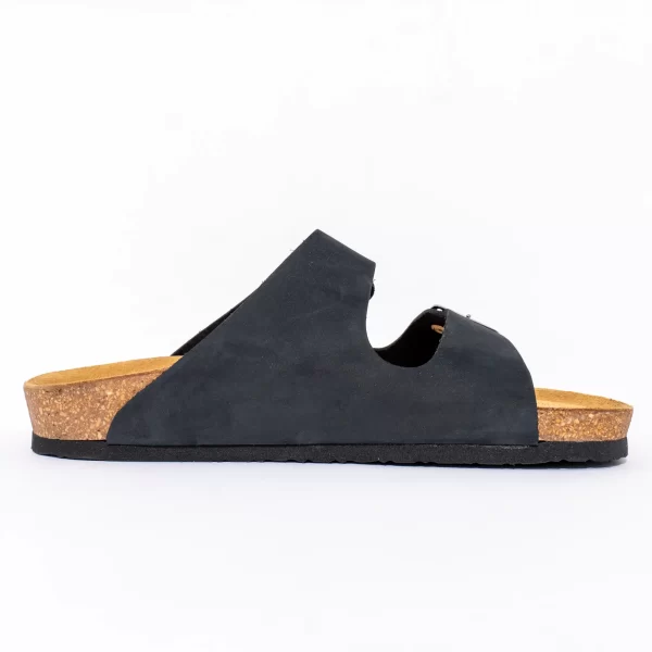 Muške anatomske papuče Liam - Crna