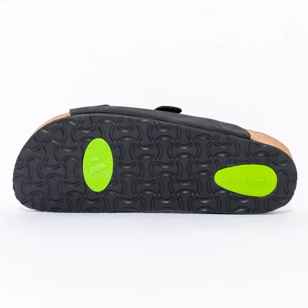 Muške anatomske papuče Liam - Crna