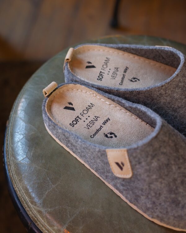 Muške sobne papuče Rim - Siva Muške sobne papuče Rim - Siva