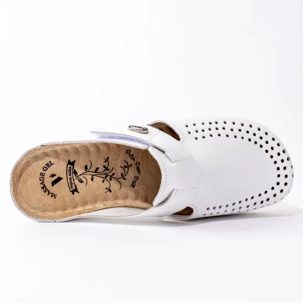 Ženska klompa Massage Gel - Bijela 3 Ženska klompa Massage Gel - Bijela