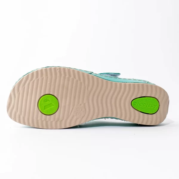 Ženska klompa Massage Gel - Zelena 4 Ženska klompa Massage Gel - Zelena