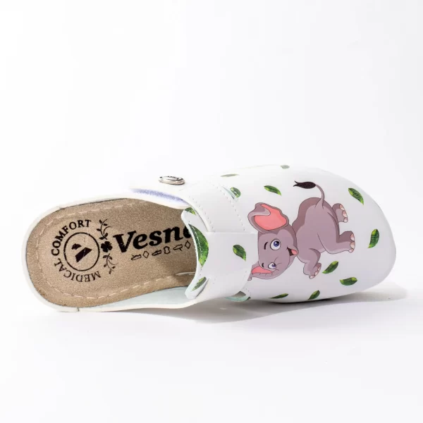 Ženska klompa Print - Slon 3 Ženska klompa Print - Slon