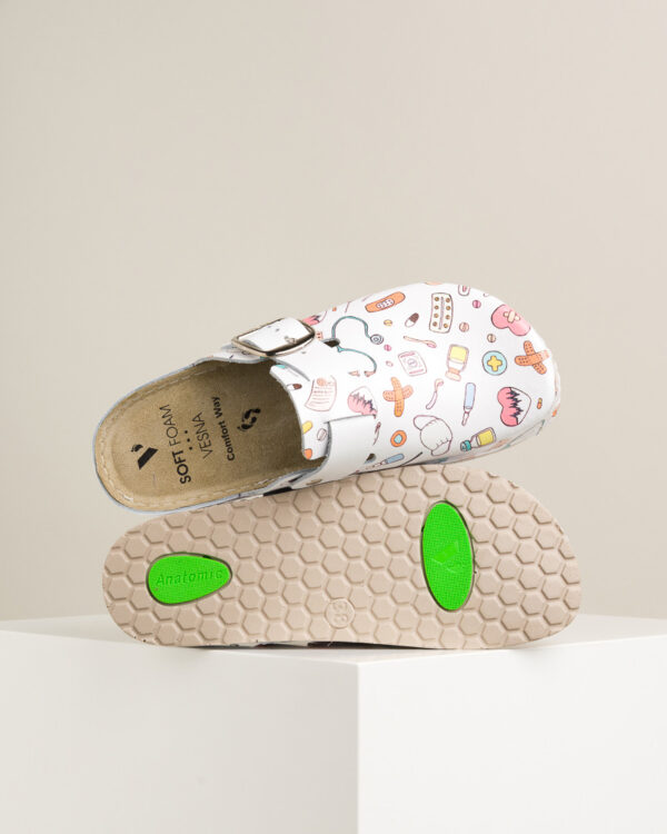 Ženske anatomske klompe Print - Doktor 10 Ženske anatomske klompe Print - Doktor