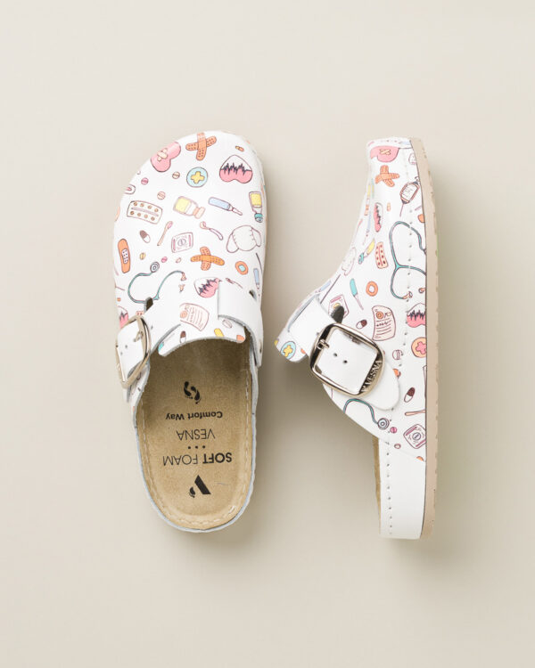 Ženske anatomske klompe Print - Doktor 13 Ženske anatomske klompe Print - Doktor