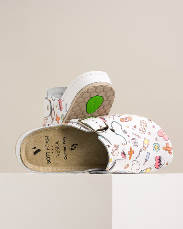 Ženske anatomske klompe Print - Doktor 3 Ženske anatomske klompe Print - Doktor