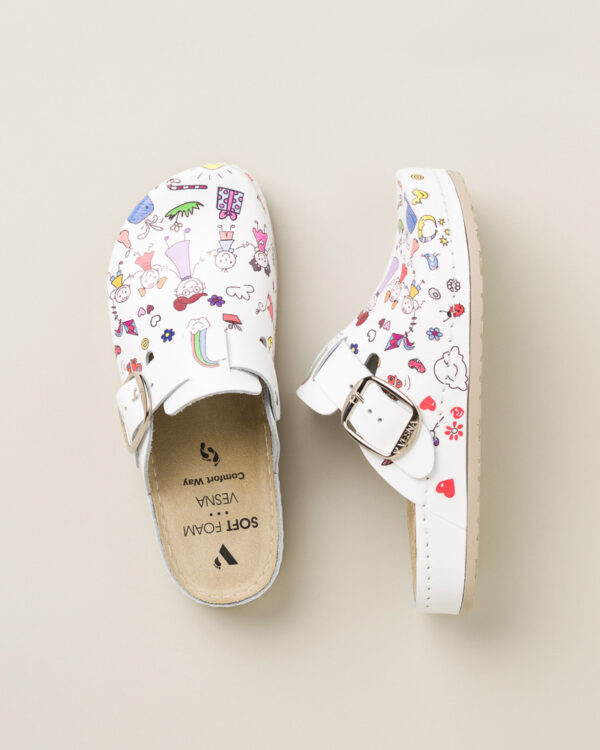 Ženske anatomske klompe Print - Vrtić 13 Ženske anatomske klompe Print - Vrtić