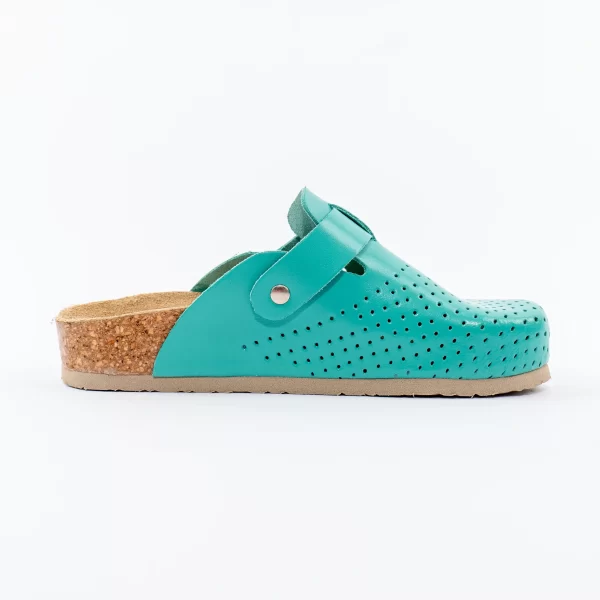 Ženske anatomske klompe - Zelena 2 Ženske anatomske klompe Emma - Zelena