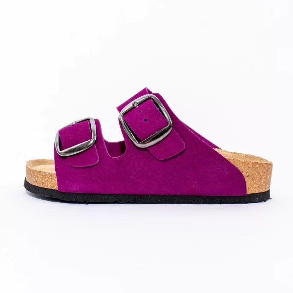 Ženske anatomske papuče Aurora - Ljubičaste Velur Ženske anatomske papuče Aurora - Ljubičaste Velur