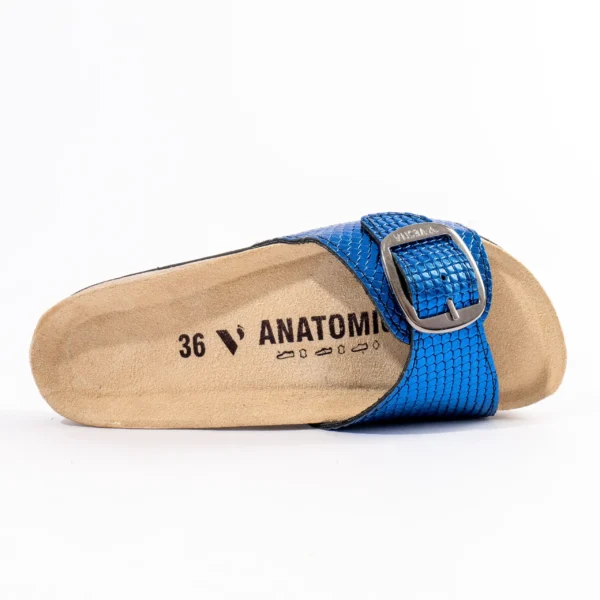 Ženske anatomske papuče Bellona - Plavi gušter 3 Ženske anatomske papuče Bellona - Plavi gušter
