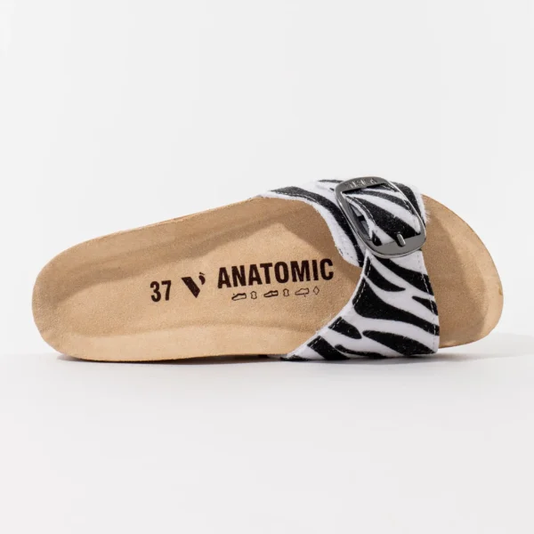 Ženske anatomske papuče Bellona - Zebra 3 Ženske anatomske papuče Bellona - Zebra