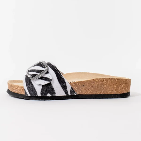 Ženske anatomske papuče Bellona - Zebra