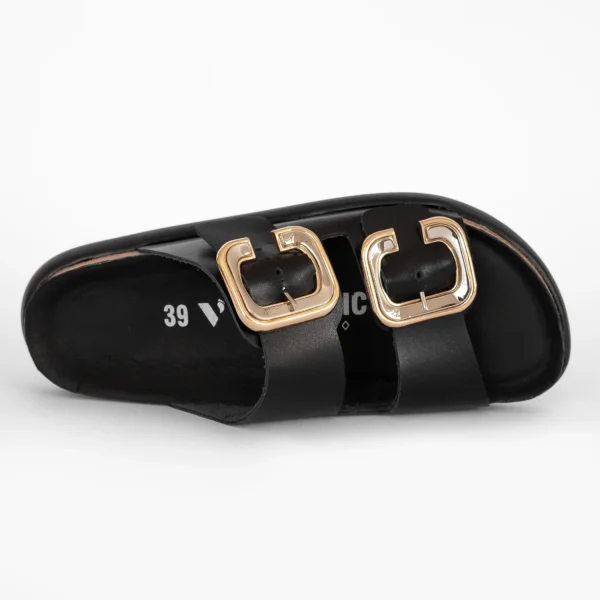 Ženske anatomske papuče Kelly - Crne 3 Ženske anatomske papuče Kelly - Crne