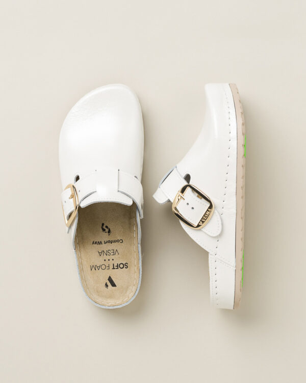 Ženske klompe Verona - Bijele 12 Ženske klompe Verona - Bijele