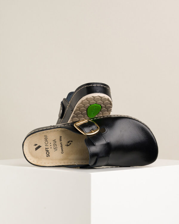 Ženske klompe Verona - Crna 5 Ženske klompe Verona - Crna