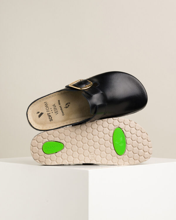 Ženske klompe Verona - Crna 6 Ženske klompe Verona - Crna