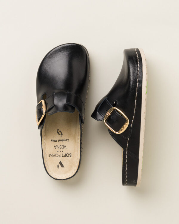 Ženske klompe Verona - Crna 9 Ženske klompe Verona - Crna