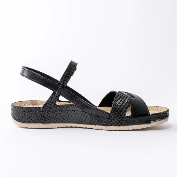 Ženske sandale Massage gel - Crna 2 Ženske sandale Massage gel - Crna