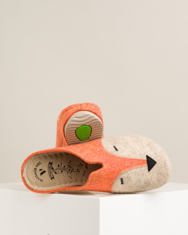 Ženske sobne papuče Lisica - Naranđasta 10 Ženske sobne papuče Lisica - Naranđasta