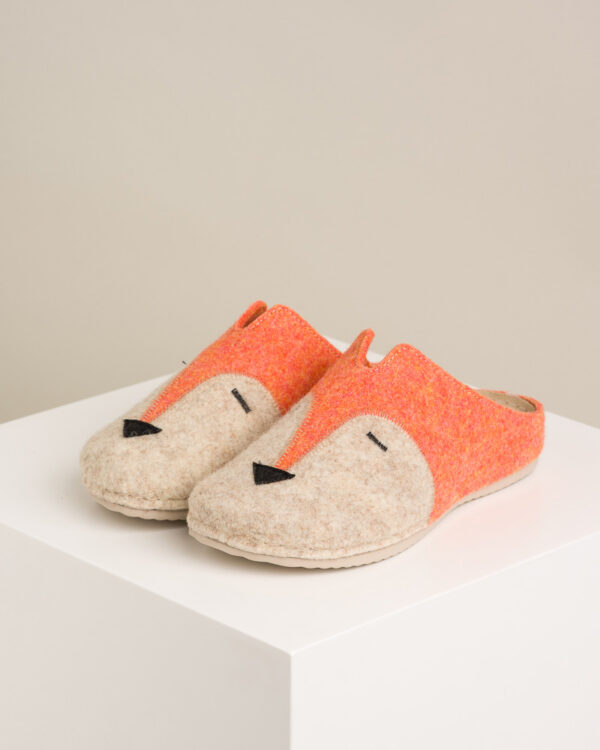 Ženske sobne papuče Lisica - Naranđasta Ženske sobne papuče Lisica - Naranđasta
