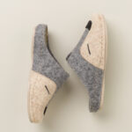 Ženske sobne papuče Vuk - Bež-siva 15 Ženske sobne papuče Vuk - Bež-siva