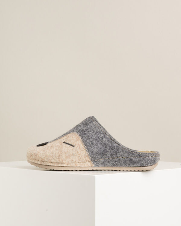 Ženske sobne papuče Vuk - Bež-siva 7 Ženske sobne papuče Vuk - Bež-siva